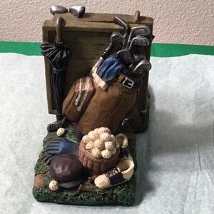 VINTAGE 1998 AVERY COLLECTIONS GOLF BOOKENDS‎